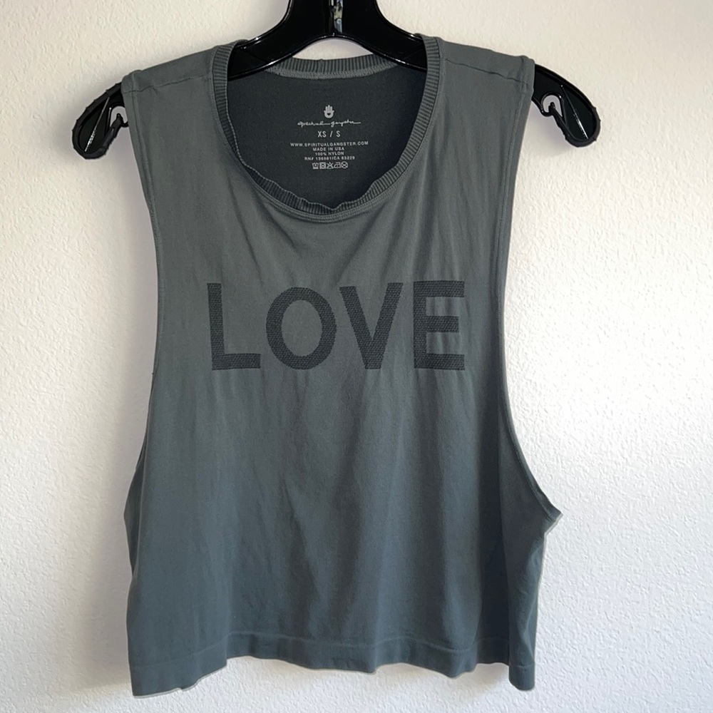 Spiritual Gangster LOVE active crop -XS/S